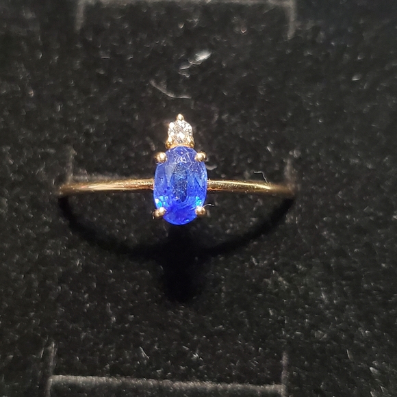 14K Gold Sapphire/Diamond Ring, 10 - Picture 4 of 14